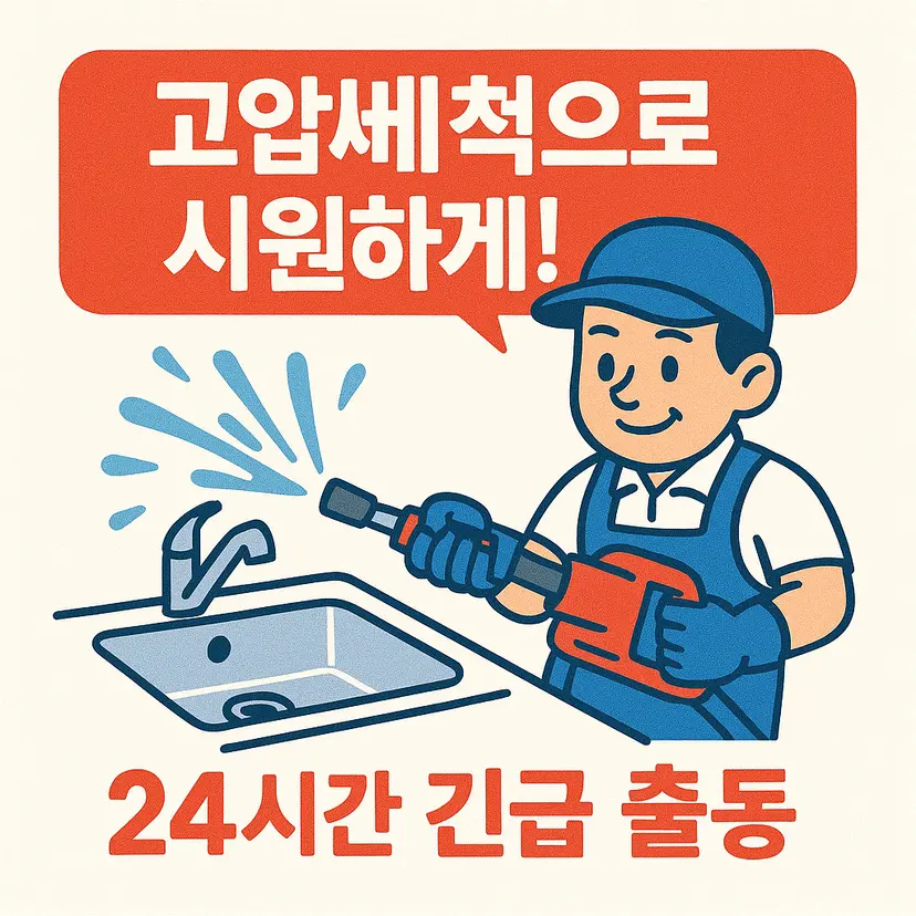 동구 배수관 청소